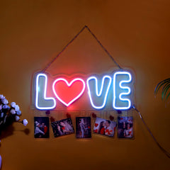 Personalized Love Neon With Heart